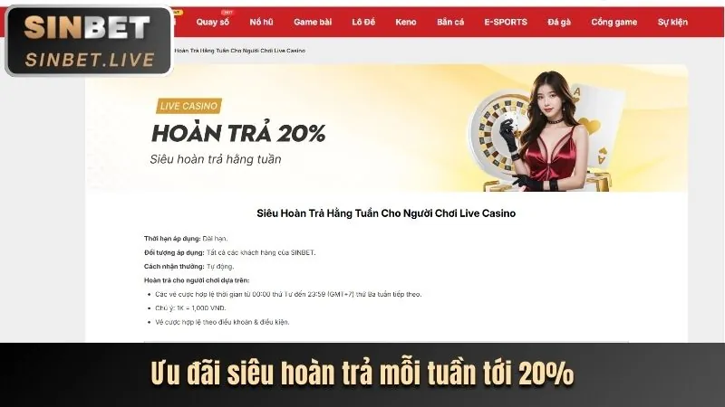 Thưởng chào mừng Vclub